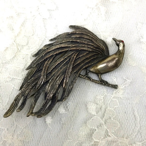 Beautiful Vintage Silver Hair Clip - Picture 1 of 6